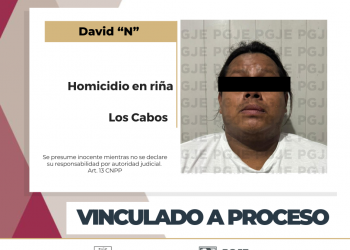 A 6 DÍAS DE QUE PROBABLEMENTE PRIVÓ DE LA VIDA A UN HOMBRE EN PLAZA COMERCIAL DE CSL LA PGJE OBTIENE PRISIÓN PREVENTIVA PARA DAVID N