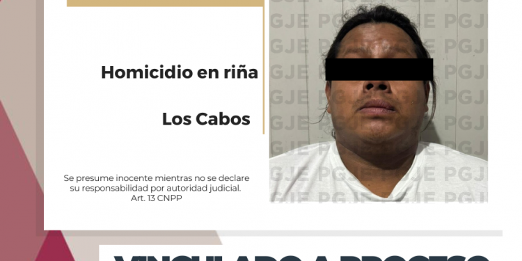 A 6 DÍAS DE QUE PROBABLEMENTE PRIVÓ DE LA VIDA A UN HOMBRE EN PLAZA COMERCIAL DE CSL LA PGJE OBTIENE PRISIÓN PREVENTIVA PARA DAVID N