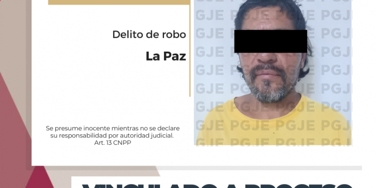 QUEDA EN PRISIÓN PREVENTIVA POR ROBO EN LA PAZ