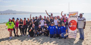 ZOFEMAT, INJUVE Y FRENTE JUVENIL CROC LLEVARON A CABO EXITOSA CAMPAÑA DE LIMPIEZA EN PLAYA EL CORSARIO