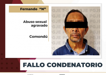 OBTIENE PGJE FALLO CONDENATORIO PARA CULPABLE DE ABUSO SEXUAL AGRAVADO