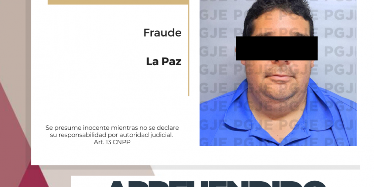 APREHENDE PGJE A IMPUTADO POR FRAUDE