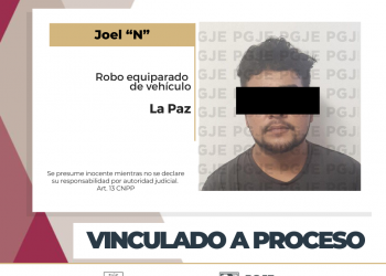QUEDA EN PRISIÓN PREVENTIVA POR ROBO EQUIPARADO DE VEHÍCULO