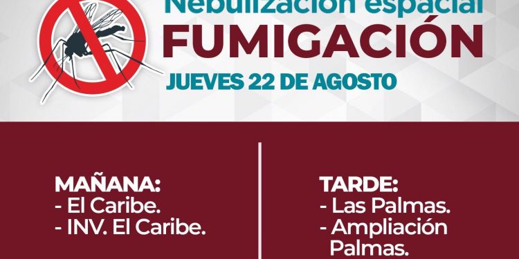 CONTINÚA SECRETARÍA DE SALUD CON JORNADAS DE FUMIGACIÓN EN COLONIAS DE CSL