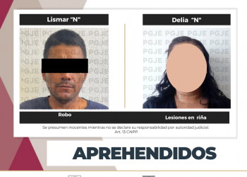 APREHENDE PGJE A DOS IMPUTADOS POR DIVERSOS DELITOS