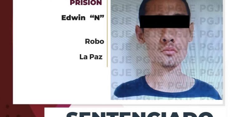 POR ROBO PASARÁ MÁS DE 3 AÑOS EN PRISIÓN