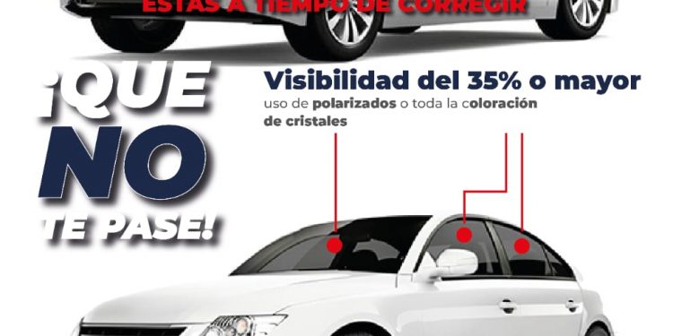 TRÁNSITO MUNICIPAL DE LOS CABOS INVITA A CORREGIR EL NIVEL DE POLARIZADO EN LOS VEHÍCULOS