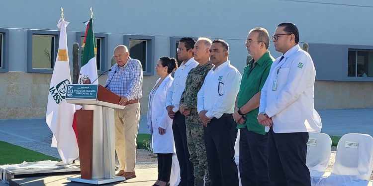INAUGURAN IMSS Y GOBIERNO DE BCS UNIDAD DE MEDICINA FAMILIAR NO. 40