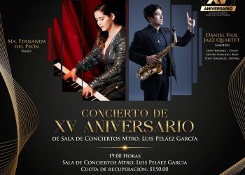 INVITAN AL CONCIERTO DE ANIVERSARIO DE LA SALA DE CONCIERTOS MAESTRO “LUIS PELÁEZ GARCÍA”