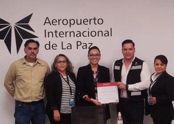 AEROPUERTO DE LA PAZ RECIBE RECONOCIMIENTO FEDERAL COMO EMPRESA SEGURA