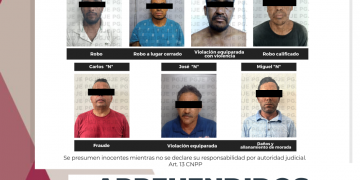 CUMPLIMENTA PGJE 8 ÓRDENES DE APREHENSIÓN