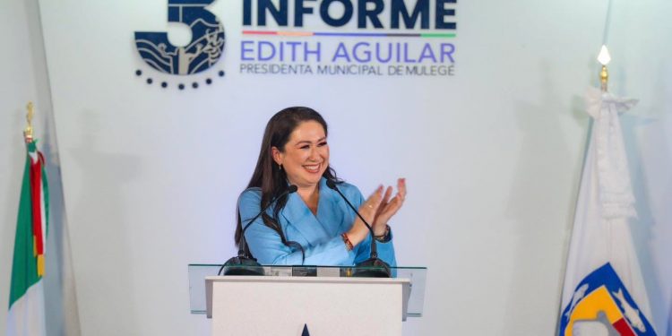 PRESENTA EDITH AGUILAR SU TERCER INFORME DE GOBIERNO