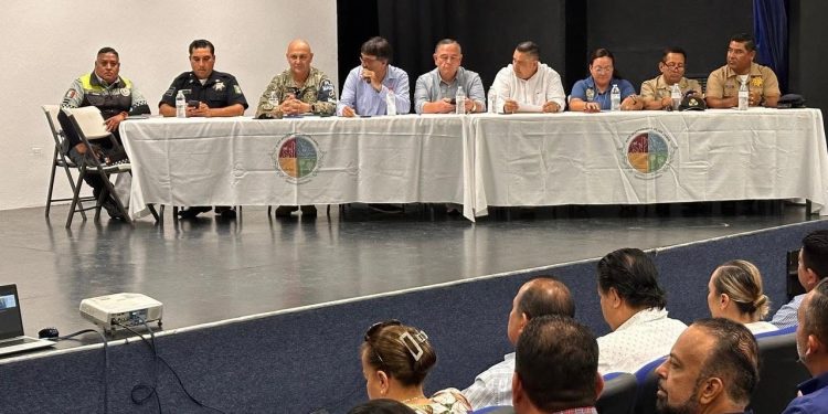 SESIONA EL CONSEJO MUNICIPAL DE PROTECCIÓN CIVIL ANTE LA CERCANÍA DE LA TORMENTA TROPICAL ILEANA