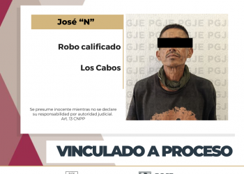 POR ROBO LOS CABOS QUEDA VINCULADO A PROCESO