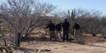 EN CUMPLIMIENTO DE ORDEN JUDICIAL DE CATEO LOCALIZA PGJE PARTES DEL VEHÍCULO EN QUE SE TRANSPORTABAN LOS 2 AGENTES DE LA POLICÍA ESTATAL PREVENTIVA QUE SE ENCUENTRAN NO LOCALIZADOS.