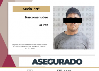 ASEGURA PGJE A UNA PERSONA CON 150 DOSIS DE DROGA EN LA PAZ