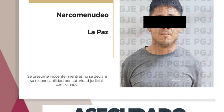 ASEGURA PGJE A UNA PERSONA CON 150 DOSIS DE DROGA EN LA PAZ