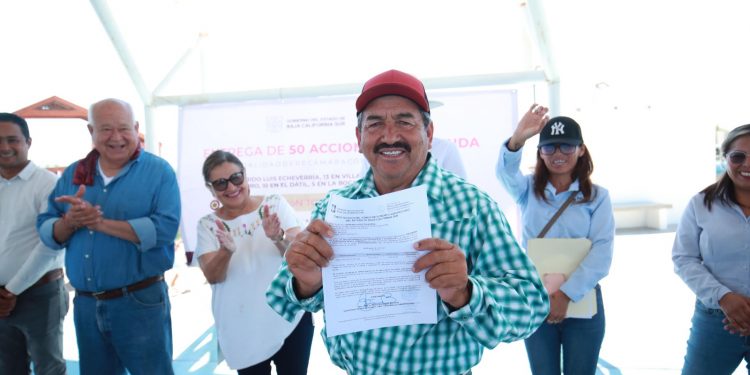 ENTREGA VMCC 30 ACCIONES DE VIVIENDA Y APOYOS AL SECTOR PESQUERO EN MULEGÉ