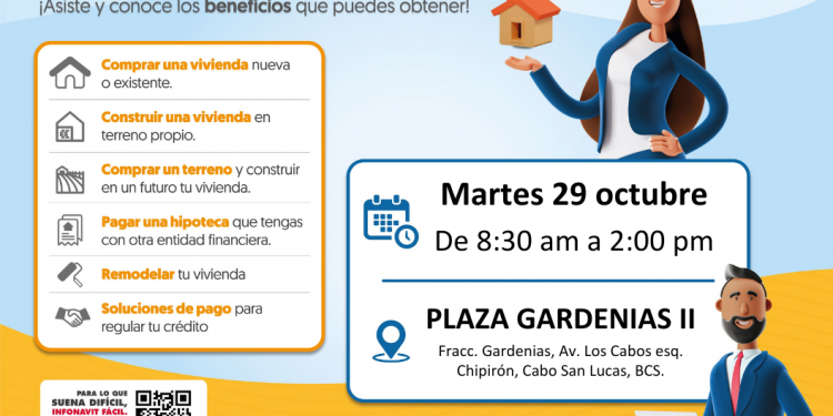 INFONAVIT ACERCA TRÁMITES Y SERVICIOS A DERECHOHABIENTES SUDCALIFORNIANOS