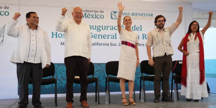 INAUGURA CLAUDIA SHEINBAUM Y VÍCTOR CASTRO NUEVO HOSPITAL GENERAL DE SANTA ROSALÍA