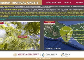 AVISO DE CICLÓN TROPICAL EN EL OCÉANO PACÍFICO