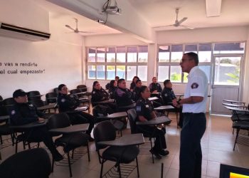 RECIBE POLICÍA ESTATAL PREVENTIVA CAPACITACIÓN SOBRE MANEJO DE MATERIALES PELIGROSOS