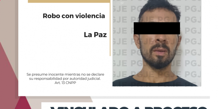 QUEDA DAVID N EN PRISIÓN PREVENTIVA POR ROBO CON VIOLENCIA A NEGOCIO EN LA PAZ