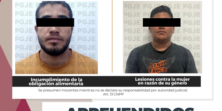 APREHENDE PGJE A DOS IMPUTADOS POR DIVERSOS DELITOS