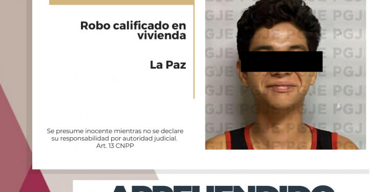 CUMPLIMENTA PGJE MANDAMIENTO JUDICIAL A IMPUTADO POR ROBO