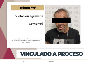 QUEDA VINCULADO A PROCESO Y EN PRISIÓN PREVENTIVA IMPUTADO POR VIOLACIÓN AGRAVADA