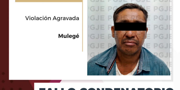 PARA CULPABLE DE VIOLACIÓN EQUIPARADA  OBTIENE PGJE FALLO CONDENATORIO