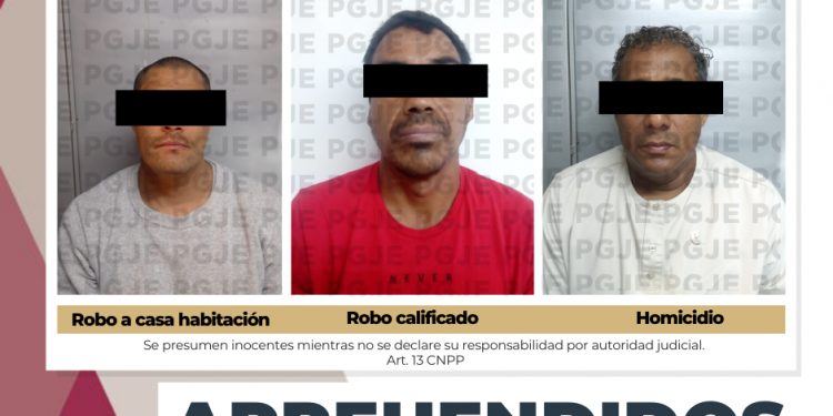 CUMPLIMENTA PGJE MANDAMIENTOS JUDICIALES A IMPUTADOS POR DIVERSOS DELITOS