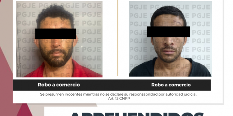 DETIENE PGJE A DOS HOMBRES EN LA PAZ Y LOS CABOS POR ROBO CALIFICADO A COMERCIO