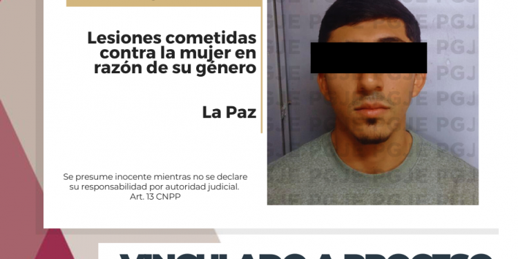 POR LESIONES EN RAZÓN DE GÉNERO QUEDA EN PRISIÓN PREVENTIVA JUSTIFICADA Y VINCULADO A PROCESO