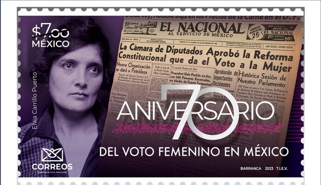 SETENTA Y UN  AÑOS SE CUMPLIRAN MAÑANA DEL OTORGAMIENTO DEL DERECHO AL VOTO DE LA MUJER MEXICANA