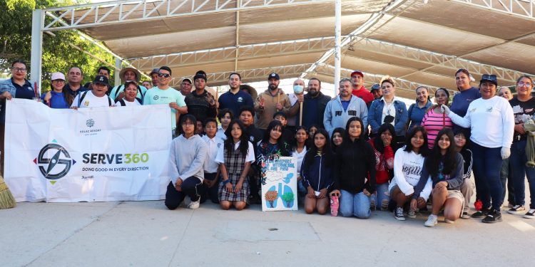 REALIZAN JORNADA DE LIMPIEZA EN LA ESCUELA SECUNDARIA TÉCNICA 19 EN CABO SAN LUCAS