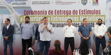RECONOCE GOBIERNO DE BCS A MEDALLISTAS DE LOS NACIONALES Y PARANACIONALES CONADE 2023