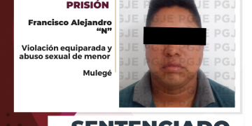 SENTENCIA DE 12 AÑOS DE PRISIÓN PARA CULPABLE DE VIOLACIÓN EQUIPARADA Y ABUSO SEXUAL AGRAVADO OBTIENE PGJE EN SANTA ROSALÍA