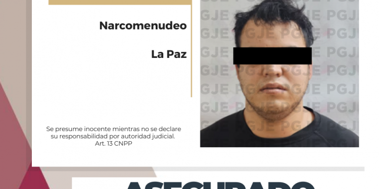 EN LA PAZ ASEGURA PGJE A HOMBRE EN POSESIÓN DE NARCÓTICOS   