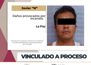 OBTIENE PGJE VINCULACIÓN A PROCESO DE IMPUTADO POR DAÑO AGRAVADO PROVOCADO POR INCENDIO