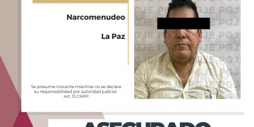 DETIENE PGJE A HOMBRE EN POSESIÓN DE NARCÓTICOS EN LA PAZ