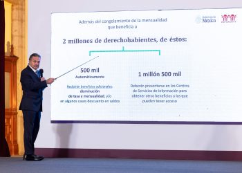DIRECTOR GENERAL DEL INFONAVIT ANUNCIA CONGELAMIENTO DE SALDO Y MENSUALIDADES DE 2 MILLONES DE CRÉDITOS