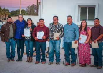 ENTREGA ALCALDESA DE MULEGÉ NOMBRAMIENTOS A DELEGADOS Y SUBDELEGADOS ELECTOS