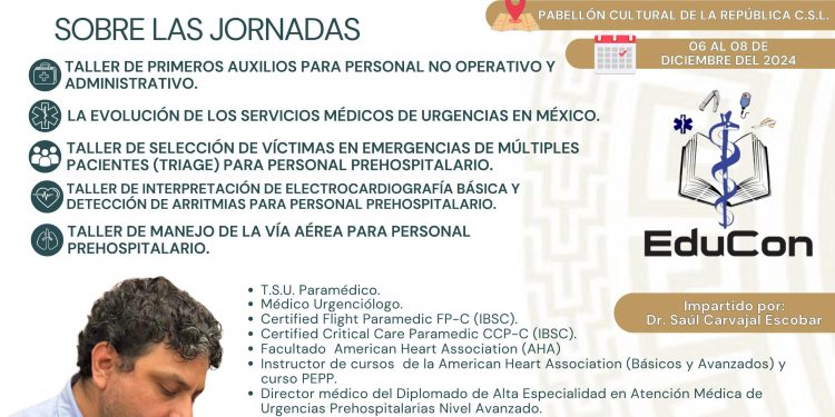 REALIZARÁN PRIMERAS JORNADAS DE ACTUALIZACIÓN EN EQUIPOS DE PRIMERA RESPUESTA Y ATENCIÓN PREHOSPITALARIA