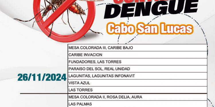 INICIAN JORNADAS DE FUMIGACIÓN EN CABO SAN LUCAS PARA ERRADICAR EL MOSCO TRANSMISOR DEL DENGUE