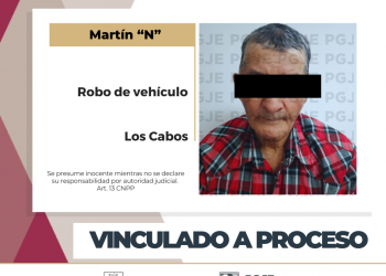 APREHENDE PGJE A IMPUTADO POR ROBO DE VEHÍCULO