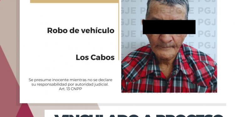 APREHENDE PGJE A IMPUTADO POR ROBO DE VEHÍCULO