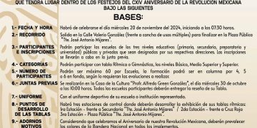 AYUNTAMIENTO DE LOS CABOS MANTIENE ABIERTA LA CONVOCATORIA DE PARTICIPACIÓN EN EL DESFILE CÍVICO-DEPORTIVO DE LA REVOLUCIÓN MEXICANA