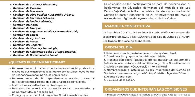 INVITAN A PARTICIPAR EN EL FORO DE CONSULTA POPULAR PARA LA ELABORACIÓN DEL PLAN MUNICIPAL DE DESARROLLO 2024-2027