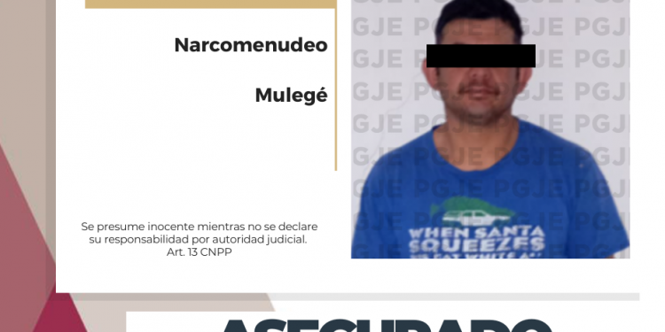 EN GUERRERO NEGRO EN CATEO ASEGURA PGJE A UNA PERSONA Y METANFETAMINA